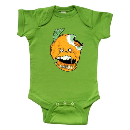 

Inktastic Snarling Zombie Orange Gift Baby Boy or Baby Girl Bodysuit