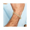 thumbnail image 6 of Primal Gold 14 Karat Two-tone 7.5mm Fancy Link Bracelet, 6 of 6
