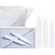 thumbnail image 5 of Vorcool 200pcs camisas de plástico blancas estiends huesos refuerzos en 3 tamaños HOMEMAXS mx3858204, 5 of 5