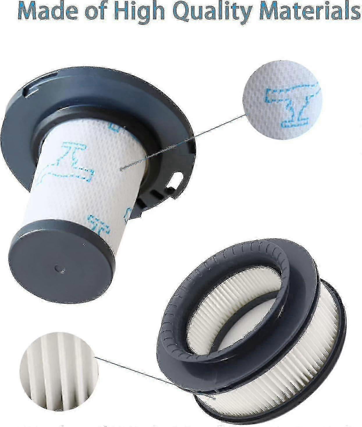 4 pieces hepa filter replacement accessory set for rowenta x-force flex 11.60 14.60 15.60 p