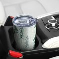 thumbnail image 5 of 20oz Tumblers Light Green Christmas Tree and Snow Pattern Stainless Steel Vacuum Insulated Double Wall Travel Tumbler Cups Mug with Lid and Straw,Cleaning Brush for Cold & Hot Drinks, 5 of 7