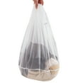thumbnail image 1 of Youkk Drawstring Closure Mesh Laundry Bags Underwear Clothes Socks Machine Washing Bag white 45x55cm, 1 of 6
