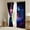 Blue Purple, variant on Erosebridal Butterfly Curtains and Drapes (42x90),Vintage Floral Curtains Pack of 2 (42x90),Retro Bedroom Decor