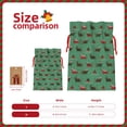 thumbnail image 3 of Naloa Christmas Dachshund Drawstring Christmas Bags, 3D Xmas Gift Bags, Christmas Wrapping Bags, Xmas Goodie Bags, Treat Pouch Bags, Party Favor Bags-Medium, 3 of 9