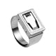 thumbnail image 5 of Jumpingount Finger Band Wear-resistant Durable Rings Lightweight Ring Metal Waterproof Ring Lovers Steel for Women Men 2piezas, 5 of 6