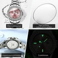 thumbnail image 5 of OLEVS Watches for Women Fashion Dress Elegant Luxury Womens Watches Analog Quartz Diamond Stainless Steel Waterproof Luminous Date Ladies Watches Gifts Reloj para Mujer, 5 of 11