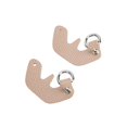 thumbnail image 4 of Milaget 2 Pcs Sac Conversion pour Sangle d'Épaule en PU Sangle de Bandoulière Perforée Modification Rose Foncé, 4 of 9