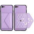 thumbnail image 7 of Allytech iPhone SE 2022/2020/ iPhone 7 8 Wallet Case with Hand Wrist, PU Leather RFID Blocking Cards Slots Shockproof Stand Feature Bumper Magnetic Closure Slim Shell Phone Case, Purple, 7 of 7