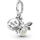 thumbnail image 1 of Luminous Firefly Pendant 925 Sterling Silver Charms Beads, 1 of 4