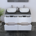 thumbnail image 5 of Estelle 4S 120 Double Sink Floating Bathroom Vanity (48" Width), 5 of 6