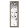 thumbnail image 2 of ArtToFrames 11" x 37" Aged White Gold Picture Frame, 11x37 inch Silver Wood Poster Frame (WOM-2036),  Pack, 2 of 7