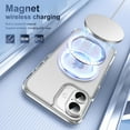 thumbnail image 5 of ELEHOLD Case for iPhone 16 Plus, Magnetic Shockproof Transparent Case with 360° Ring Kickstand,Clear, 5 of 10