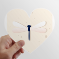 thumbnail image 1 of Dragonfly Symmery Cartoon Heart Vinyl Sticker Bicycle Bottle Decal, 1 of 3