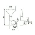 thumbnail image 4 of kurtrusly String Tuning Peg Tuner Scellé Machine Têtes de Machine Bass Head Bouton pour Basse Pars Noir 4R, 4 of 7
