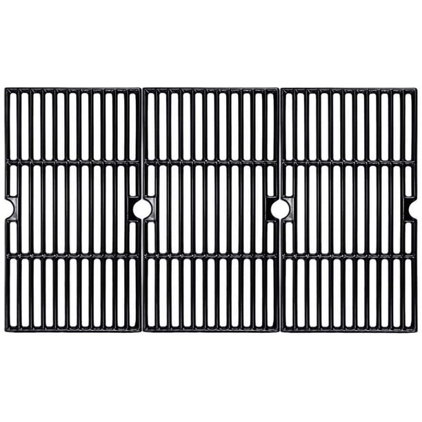 Hisencn Porcelain Enameled Cast Iron Grill Cooking Grates for Charbroil