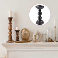 thumbnail image 2 of Toystoory Candelabro de hierro de 2 piezas, candelabro de repuesto reutilizable para mesa, centro de mesa, decoración de candelabro de compromiso para Decoración del hogar Negro Toystoory HA067003-03, 2 of 6