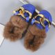 thumbnail image 4 of Retro mujer Vintage Casual gran gancho de bloqueo de Metal y bucle Enviros polar tacones bajos Slingback Otoño Invierno zapatos de punta redonda Wmkox8yii  shkj409, 4 of 6