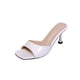 thumbnail image 1 of Sandalias de Deslizamiento Cómodas de Talla Mayor de Tacón Alto Abierto, Tacones Casuales de Moda para el Trabajo Y el Uso Diario, 1 of 9