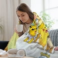 thumbnail image 7 of Pokemon Blanket Flannel Blanket Throws Cute Warm and Comfortable Indoor Camping Blanket 40"*50" （100*130cm）, 7 of 7