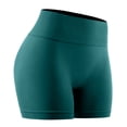 thumbnail image 7 of NELEUS Womens Workout Shorts High Waist Athletic No Front Seam Scrunch Butt Yoga Shorts 1 Pack, Dark Green, US Size L, 7 of 7