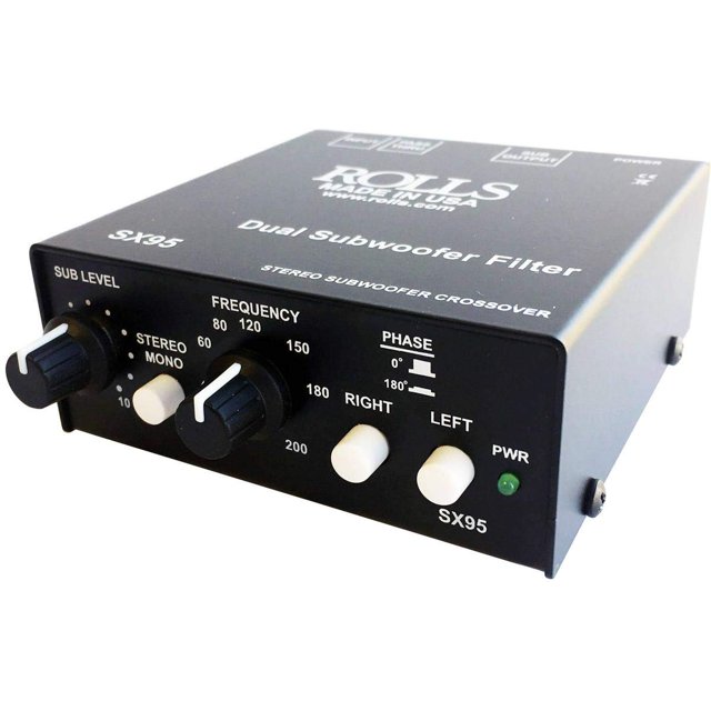 ROLLS SX95 Subwoofer estéreo Crossover/Filtro Toma de corriente auxiliar de 12 V