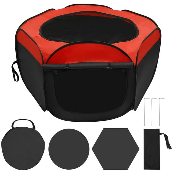 Keyohome Chick Brooder Box Oxford Cloth Chicken Brooder with Double Door Design Practical Chicken Starter Kit with Storage Bag for Small Ducks Cats Dogs Rabbits