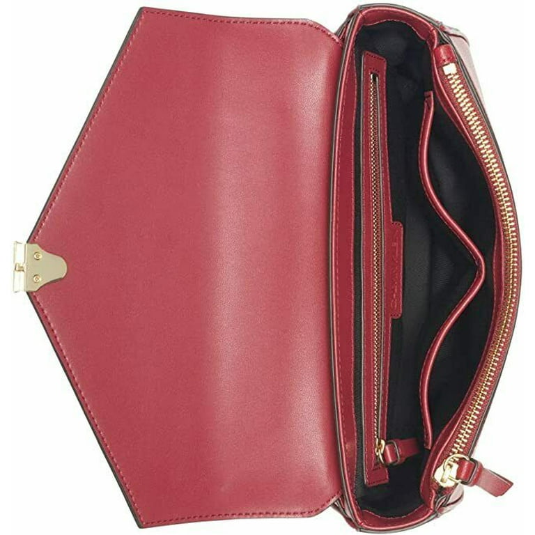 calvin klein red shoulder bag