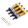 thumbnail image 1 of 4Pcs Metal Shock Absorber Damper Replacement Accessory Fit for 144001 1/14 RC Drift Racing Car Parts,Yellow, 1 of 6