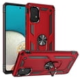 thumbnail image 1 of Kaleidio Case For Samsung Galaxy A53 5G [Hybrid Protector] Rubberized Shockproof [Ring Stand] 2-Piece Armor Cover [Red/Black], 1 of 5
