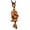 Monkey, variant on Chinese Zodiac Carving Wooden Pendant Keychain Key Ring Bag Hanging Decor Gift Fashion