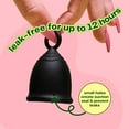 thumbnail image 6 of Viv for Your V Extra Small Menstrual Cups, Tweens, Teens, and Petite Frame/Build, Pull Tab Ring Stem Easy Removal, Comfortable 12 Hour Wear, Soft, Silicone Beginner Friendly, Reusable Mini Period Cup, 6 of 10