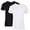 Black and White, variant on Hanes Ultimate Men's Originals Supersoft T-Shirt, Viscose from Bamboo Undershirt, 2-Pack, Black/White-2 Pack