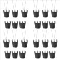 thumbnail image 1 of Paquete de 24 Vasos de Chupito de Metal para Colgar Vasos de Chupito de Acero Inoxidable con Cadena Vaso de Chupito de 30 Ml para Fiestas,B, 1 of 5
