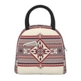 thumbnail image 1 of Balery Fashion Tatreez Bolsa de Almuerzo para Mujeres, Caja de Almuerzo, Bolsa de Almuerzo Pequeña Impermeable, Tote de Almuerzo Reutilizable con Gran Capacidad, 1 of 6