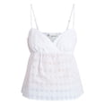 thumbnail image 5 of No Boundaries Cotton Eyelet Babydoll Cami, Women’s XXS-XXL, 5 of 5