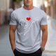 thumbnail image 1 of Tops para hombre, blusas y camisas de cuello redondo y manga corta para hombre, blusas casuales de cuello redondo con estampado de moda para hombre, blusas de cuello redondo y manga corta, camisas par, 1 of 6