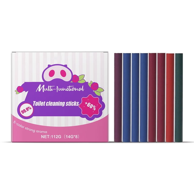 Binwennn Toilet Tank Cleaner Toilet Cleaning Sticks Drop In Tank Bowl For Bathroom Functional Concentrated Long Lasting Clean Agent Tablets Block Easy To Use Beach Towels for Kids Bathroom Shelves for
