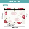 thumbnail image 2 of Cute Cherrys A4 Pencil Pouch 3 Ring Zipper Pencil Pouches Pencil Case for Binder Cosmetic Bag 2 Pack, 2 of 6