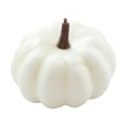 thumbnail image 2 of Citrouilles Mini Artificielles Faux Fruits Récolte d'Automne Mini Citrouilles Déco Réaliste 6,5x9 cm Blanc, 2 of 9