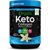 Orgain Keto Collagen Protein Powder with MCT Oil, Vanilla - Paleo Friendly, Grass Fed Hydrolyzed Collagen Peptides Type I and III, Dairy Free, Gluten Free, Soy Free, 0.88 Lb (Packaging May Vary)