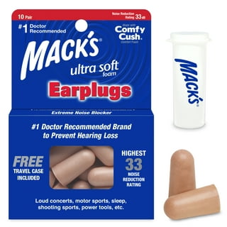 Equate Ultra Soft Foam Ear Plugs, 32dB Noise Reduction Rating, 12 Pairs