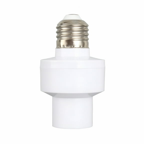 HIBIBUD Motion Sensor Light Socket,E27 Screw in Light Bulb Holder Adapter with Photoelectric Sensors,Light Control Indoor Only,Automatically Extinguished In 17 Seconds