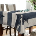 thumbnail image 4 of Yayeee Tablecloths for Rectangular Tables 54 x 54 inch Party Table Cover, Dark Sharks, 4 of 6