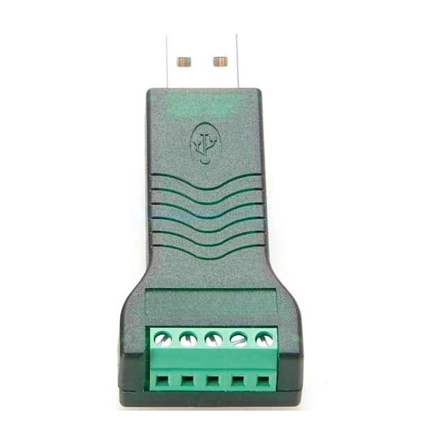 Generic 2 In 1 USB to RS485 RS232 Serial Converter with FTDI FT232 Chip USB A to Terminal Block COM Port Adapter for Windows MacOS Linux