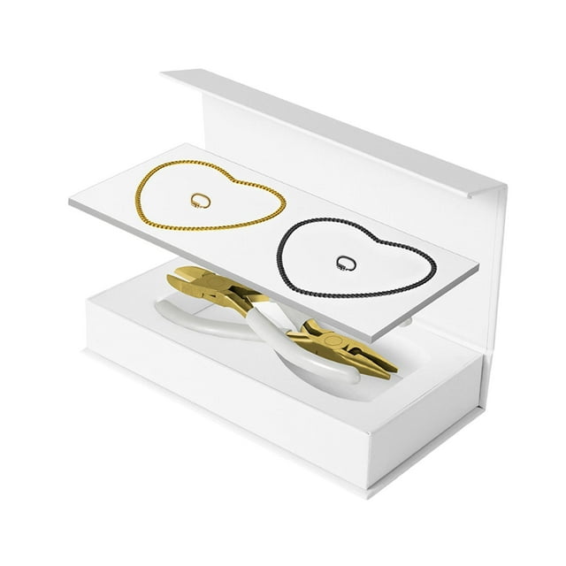 Kit de pulseras permanentes, herramientas para hacer pulseras para la familia, mujeres, hombres y amistad. dorado y negro