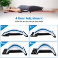thumbnail image 1 of AMERTEER Back Stretcher 4 Level Spine Stretcher Adjustable Back Massager with Silicone Strip & Magnet Points Back Trainer Lumbar Support Pain Relief Device for Relieving Back Pain Sciatic, 1 of 7