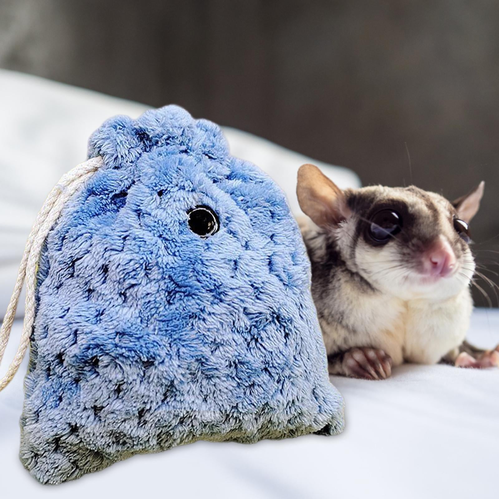 Sugar Glider Sleeping Bag, Animal , Portable, Warm travel Bag Plush Small for Marmosets Winter