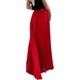 thumbnail image 2 of Falda larga de gasa plisada de cintura alta para mujer Rojo 2XL Rojo 2XL Xishao ropa, 2 of 2