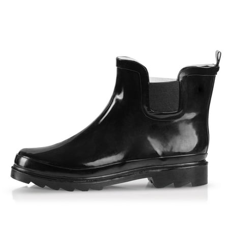 

NORTY Womens Ankle-High Rain Boots 6 inch Female Winter Boots Size 8
