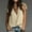 Beige, variant on Women's Summer Cotton Linen V-Neck Cami Top Tie Shoulder Loose Sleeveless Blouse Tank Top Navy M